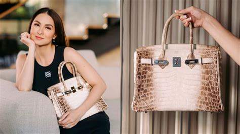 marian rivera himalayan hermes|Marian Rivera Debuts a New Himalayan Designer Bag in a.